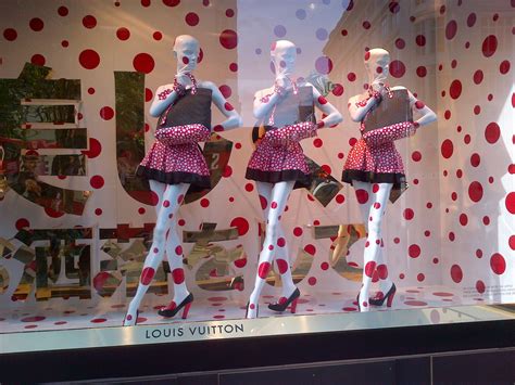 louis vuitton window display 2023|lv polka dot collection.